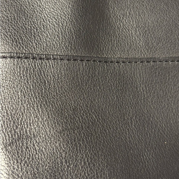 Vtg Coach Black Leather Backpack The‎ Daypack Style Rucksack Drawstring Mini - Picture 10 of 10